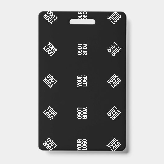 Unieke moderne Logo Pattern Sjabloon | Black Badge (Voorzijde)
