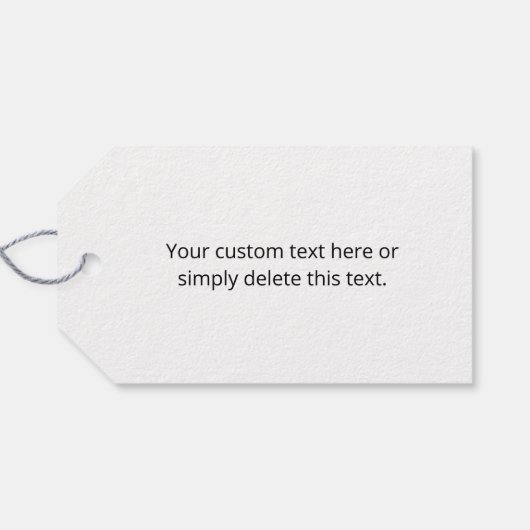 Unieke moderne Logo Pattern Sjabloon | Black Cadeaulabel (Achterkant Horizontaal)