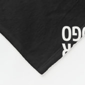 Unieke moderne Logo Pattern Sjabloon | Black Fleece Deken (Hoek)