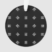 Unieke moderne Logo Pattern Sjabloon | Black Ornament (voorkant)