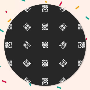 Unieke moderne Logo Pattern Sjabloon   Black Ronde Sticker