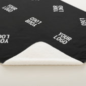 Unieke moderne Logo Pattern Sjabloon | Black Sherpa Deken (3/4)
