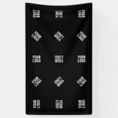 Unieke moderne Logo Pattern Sjabloon | Black Spandoek (Verticaal)