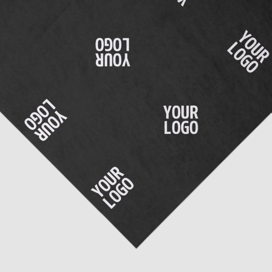 Unieke moderne Logo Pattern Sjabloon | Black Tissuepapier (Detail)