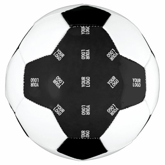 Unieke moderne Logo Pattern Sjabloon | Black Voetbal (Voorkant)