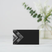 Unieke, moderne metalen professionele Visitekaartj Visitekaartje (Staand voorkant)