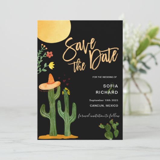 Unieke moderne Mexico-stijl Kaart (Staand voorkant)