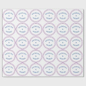 Unieke moderne minimalistische gewoon cadeaupapier (Vlak)