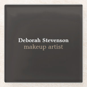 Unieke moderne minimalistische grijze douane glazen onderzetter