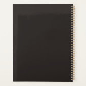 Unieke moderne minimalistische grijze douane planner (Achterkant)