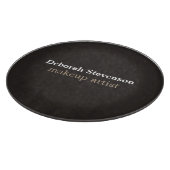 Unieke moderne minimalistische grijze douane snijplank (Hoek)