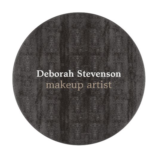 Unieke moderne minimalistische grijze douane snijplank (Voorkant)