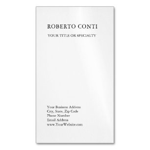 Unieke, moderne minimalistische magnetisch visitekaartje