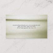 Unieke, moderne minimalistische plaat in eenvoudig visitekaartje (Achterkant)
