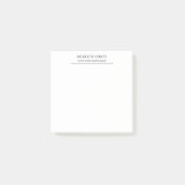 Unieke, moderne minimalistische post-it® notes (Voorkant)