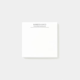 Unieke, moderne minimalistische post-it® notes