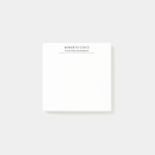 Unieke, moderne minimalistische post-it® notes