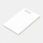 Unieke, moderne minimalistische post-it® notes (Schuin)