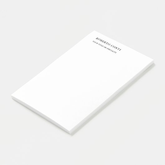 Unieke, moderne minimalistische post-it® notes (Schuin)