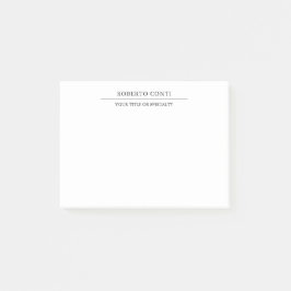 Unieke, moderne minimalistische post-it® notes