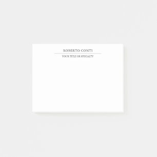 Unieke, moderne minimalistische post-it® notes