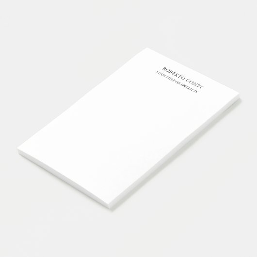 Unieke, moderne minimalistische post-it® notes (Schuin)