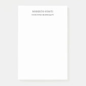 Unieke, moderne minimalistische post-it® notes (Voorkant)