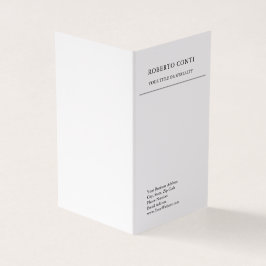 Unieke, moderne minimalistische visitekaartje
