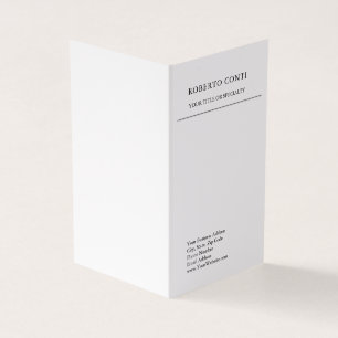 Unieke, moderne minimalistische visitekaartje