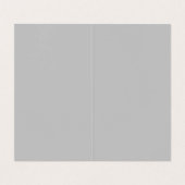 Unieke, moderne minimalistische visitekaartje (Binnenkant ongevouwen)