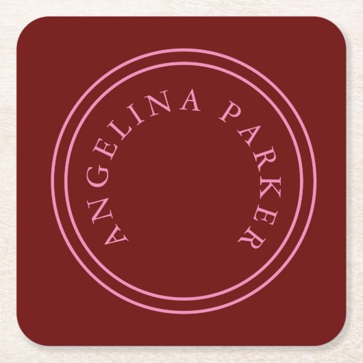 Unieke moderne minimalistische vlakte kartonnen onderzetters (Voorkant)