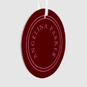 Unieke moderne minimalistische vlakte ornament (voorkant)