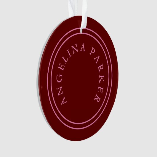 Unieke moderne minimalistische vlakte ornament (voorkant)