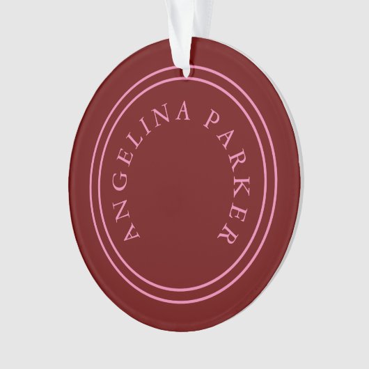 Unieke moderne minimalistische vlakte ornament (voorkant)