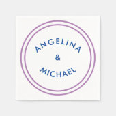 Unieke moderne minimalistische vlakte servet (Voorkant)