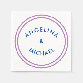 Unieke moderne minimalistische vlakte servet