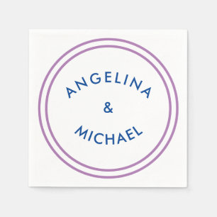 Unieke moderne minimalistische vlakte servet