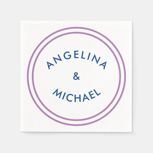 Unieke moderne minimalistische vlakte servet (Voorkant)