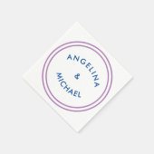 Unieke moderne minimalistische vlakte servet (Hoek)