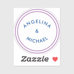 Unieke moderne minimalistische vlakte sticker