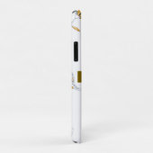 Unieke moderne monogram initiële naam gepersonalis Case-Mate iPhone case (Achterkant/rechts)