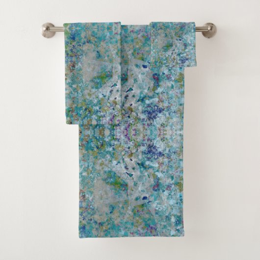 Unieke moderne one of a kind Abstracte kunst desig Bad Handdoek (Insitu)