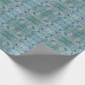 Unieke moderne one of a kind Abstracte kunst desig Cadeaupapier (Hoek)