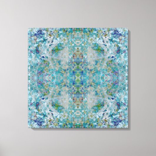 Unieke moderne one of a kind Abstracte kunst desig Canvas Afdruk (Voorkant)