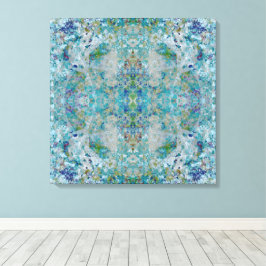 Unieke moderne one of a kind Abstracte kunst desig Canvas Afdruk