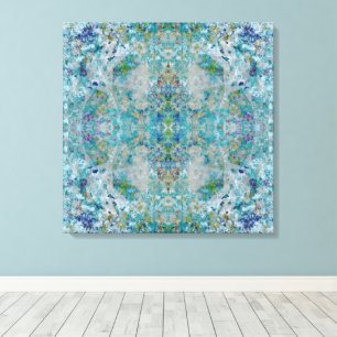 Unieke moderne one of a kind Abstracte kunst desig Canvas Afdruk