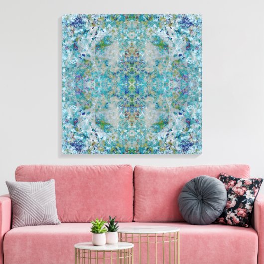 Unieke moderne one of a kind Abstracte kunst desig Canvas Afdruk (Insitu (Woonkamer))