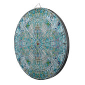 Unieke moderne one of a kind Abstracte kunst desig Dartbord (Voorkant Rechts)