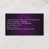 Unieke, moderne Paarse professionele Visitekaartje (Achterkant)