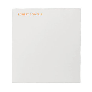 Unieke Moderne Platina Grijs Minimalistisch Notitieblok